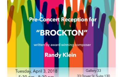 Pre-Concert Reception for “Brockton” composed by Randy Klein