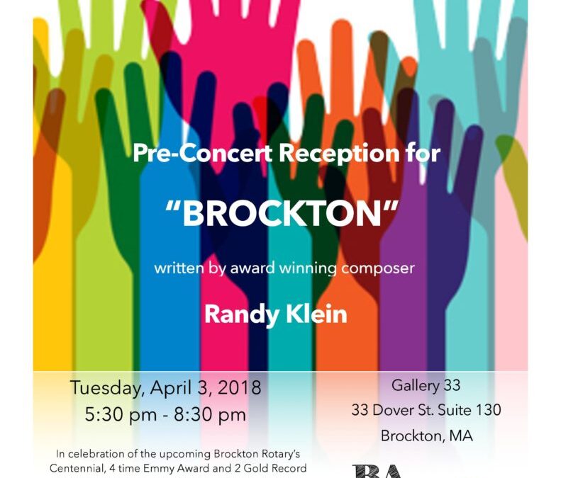 Pre-Concert Reception for “Brockton” composed by Randy Klein